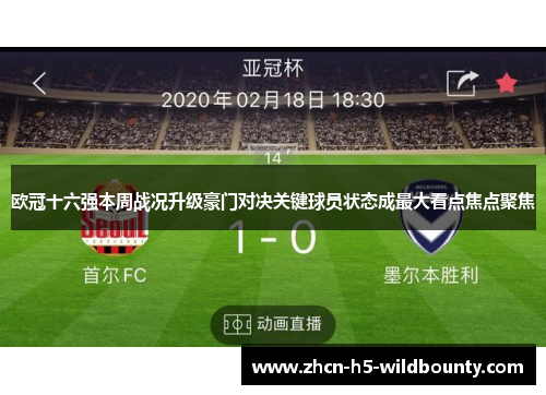 欧冠十六强本周战况升级豪门对决关键球员状态成最大看点焦点聚焦