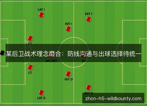 某后卫战术理念磨合：防线沟通与出球选择待统一